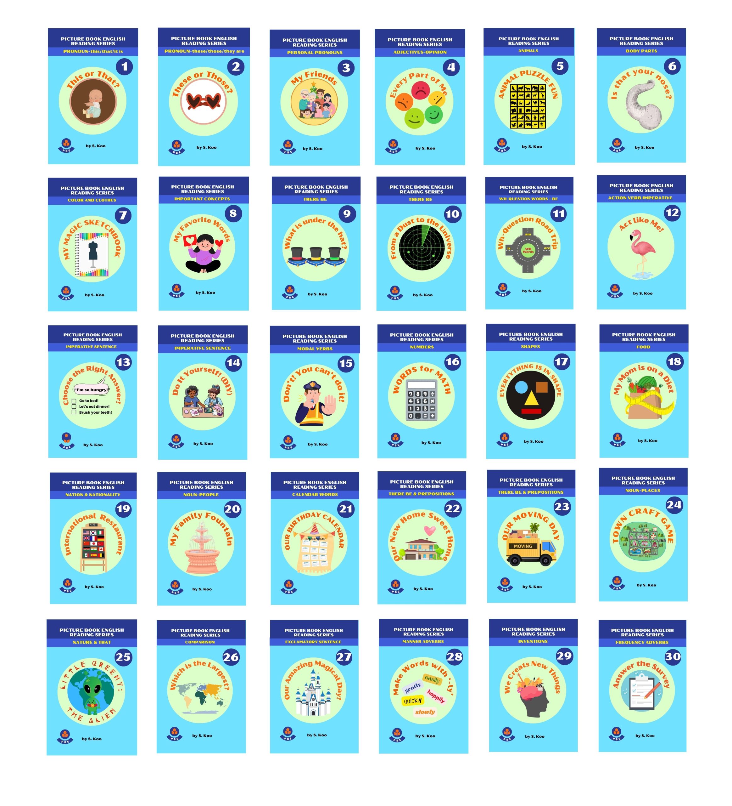 Themed Vocabulary Book Series (Complete)