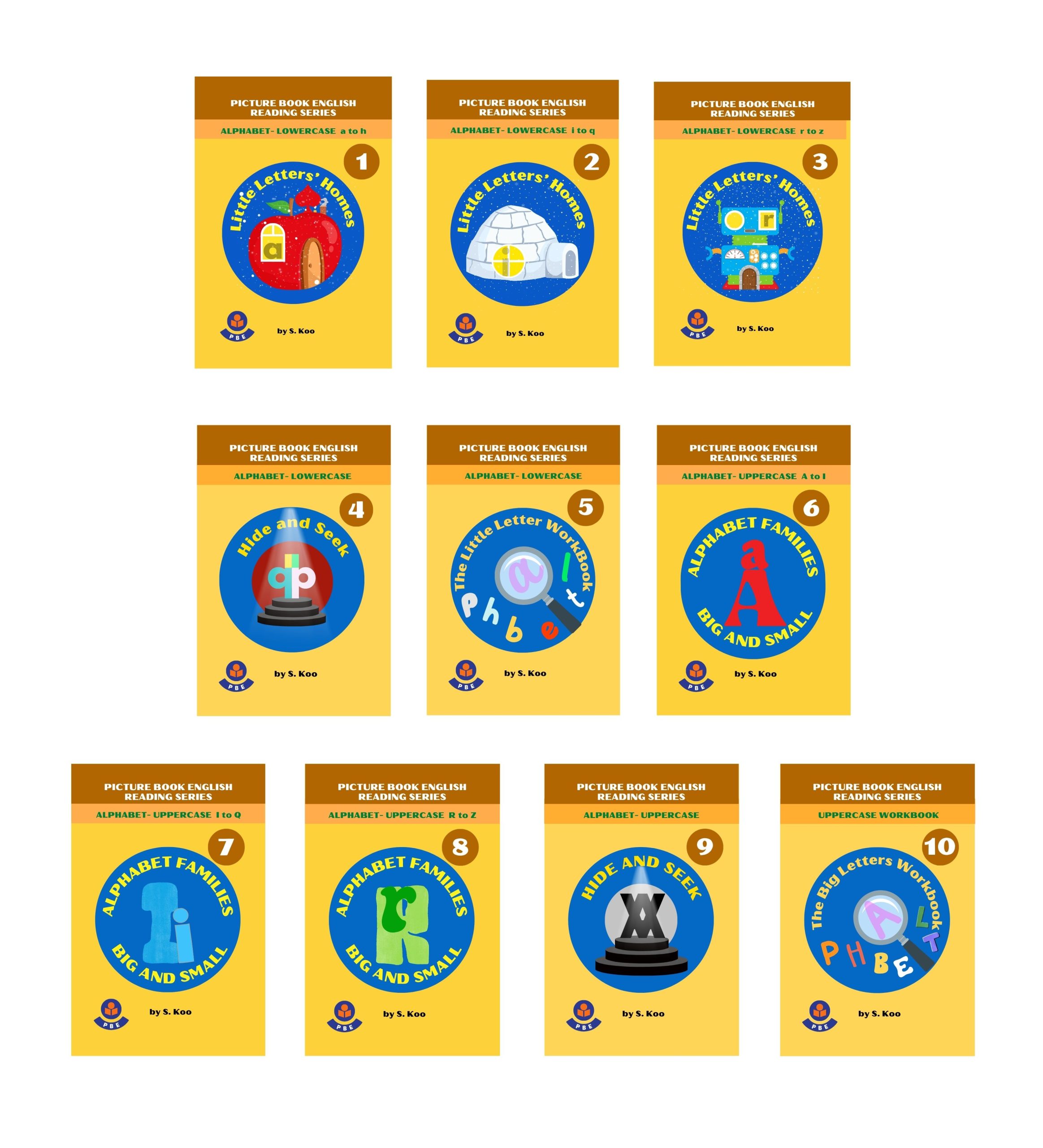 Complete Alphabet Book Series (10 Books)